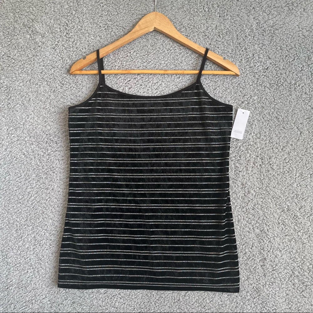 LOFT Outlet Stripe Velvet Cami